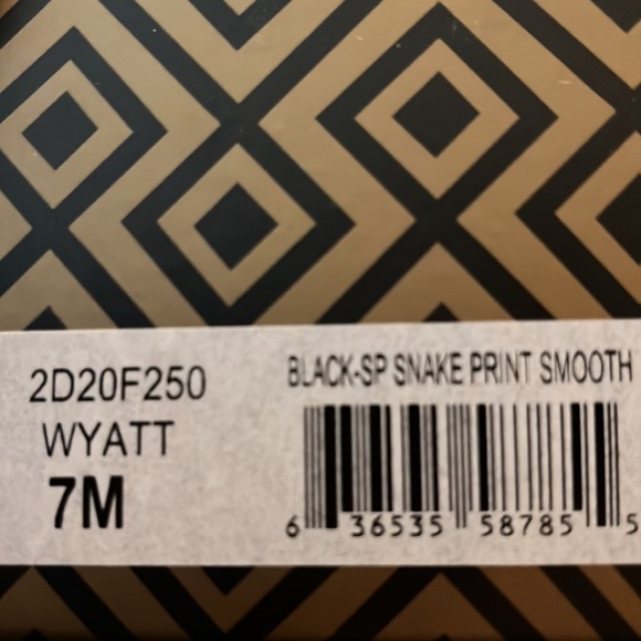 CHARLES BY CHARLES DAVID Snakeskin Print Lace Up Heel Booties - Picture 4 of 5